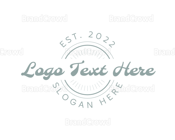 Retro Style Branding Logo