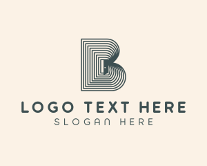 Shape - Generic Business Letter B logo design