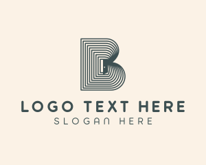 Typography - Generic Business Letter B logo design