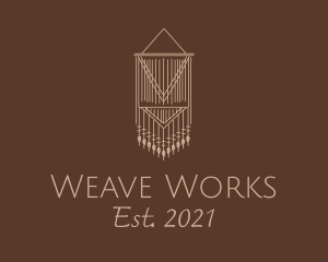 Macrame Weave Tapestry  logo design