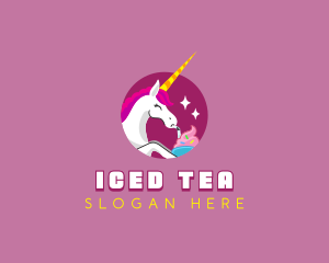 Unicorn Ice Cream logo design