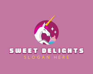 Unicorn Ice Cream logo design