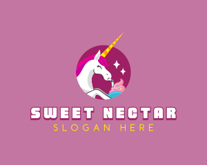 Unicorn Ice Cream logo design