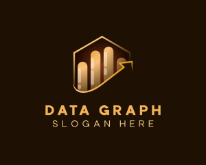 Graph Growth Statistics logo design