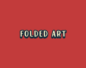 Playful Pop Art Wordmark  logo design