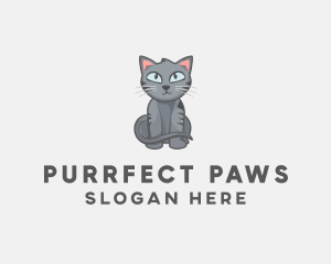 Cat Kitten Vet logo design