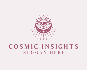 Spiritual Cosmic Eye logo design