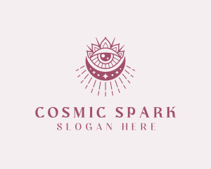 Spiritual Cosmic Eye logo design