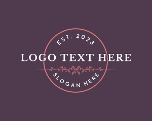 Clothing - Cosmetics Brush Wordmark logo design