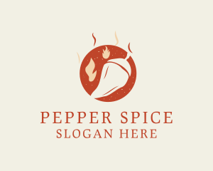 Pepper - Spicy Chili Pepper logo design