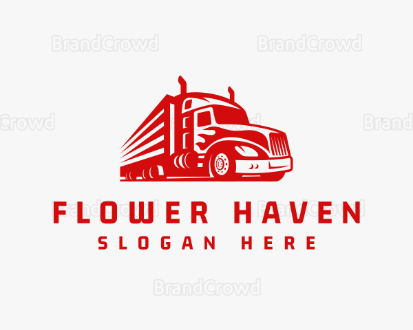 Freight Cargo Truck Logo