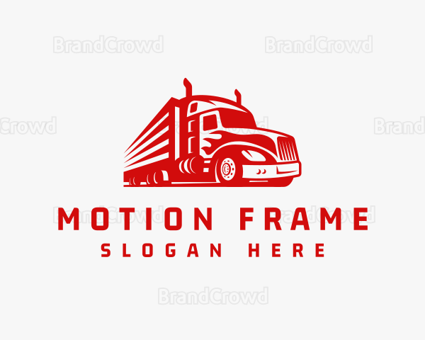 Freight Cargo Truck Logo