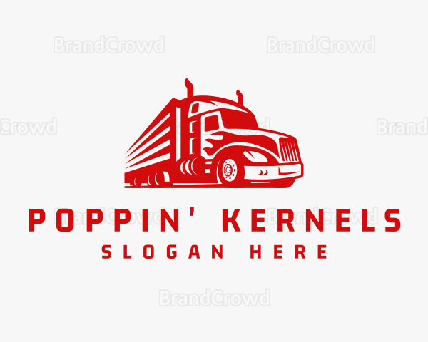 Freight Cargo Truck Logo