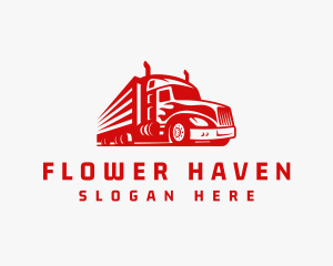 Freight Cargo Truck Logo