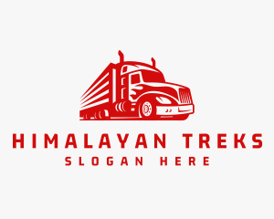 Freight Cargo Truck Logo