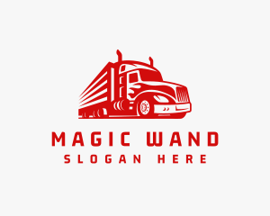 Freight Cargo Truck Logo