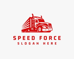 Freight Cargo Truck Logo