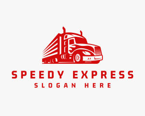 Freight Cargo Truck Logo