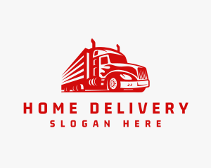 Freight Cargo Truck logo design