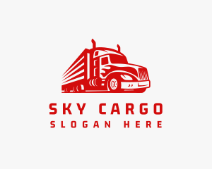 Freight Cargo Truck logo design