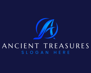 Luxury Elegant Letter A logo design