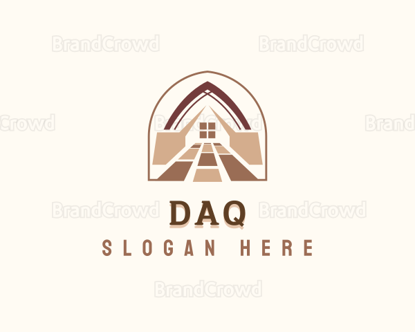 Wood Tiles Flooring Logo