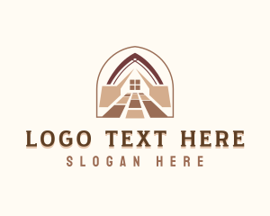 Remodel - Wood Tiles Flooring logo design