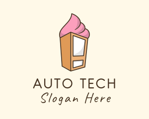 Automatic - Gelato Vending Machine logo design