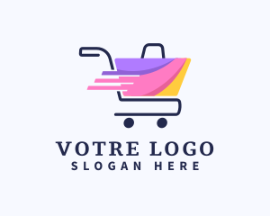 Shopping Bag Cart Logo