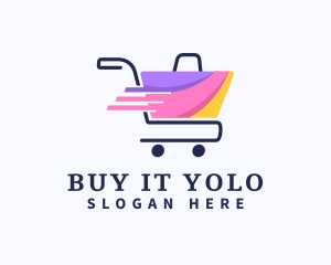 Shopping Bag Cart logo design