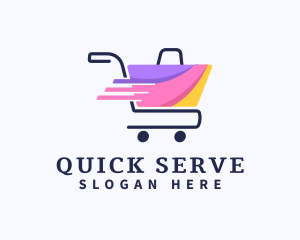 Shopping Bag Cart logo design