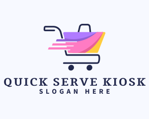 Shopping Bag Cart logo design