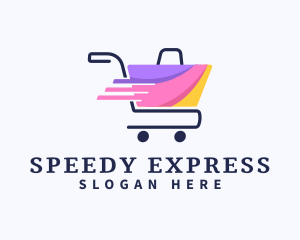 Shopping Bag Cart logo design