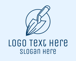 Trowel - Garden Spade Trowel Tool logo design