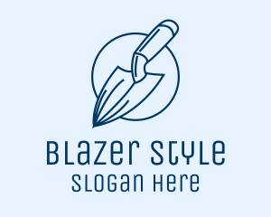 Garden Spade Trowel Tool logo design