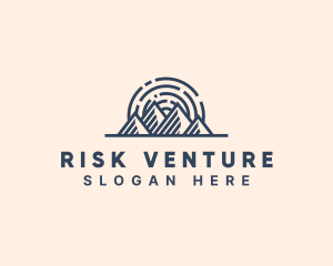 Mountain Hiking Adventure Logo