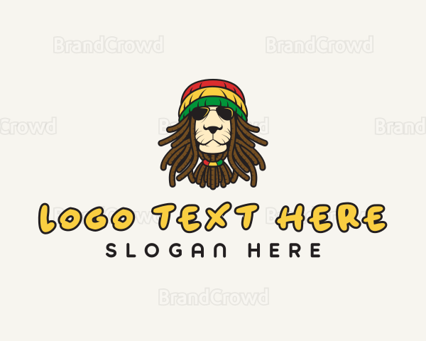 Reggae Lion Sunglasses Logo