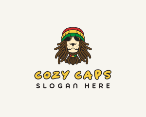 Reggae Lion Sunglasses logo design