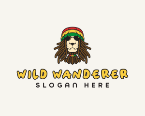 Reggae Lion Sunglasses logo design