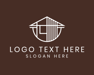 Minimalist Architectural House Logo