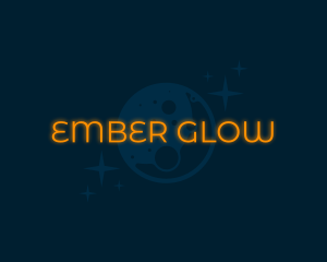 Moon Glow Wordmark logo design