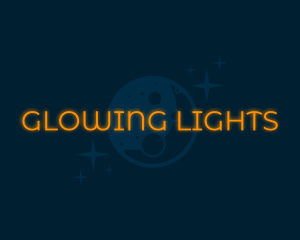 Moon Glow Wordmark logo design