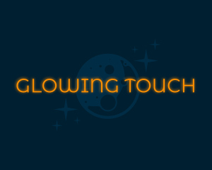 Moon Glow Wordmark logo design