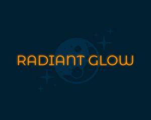 Glow - Moon Glow Wordmark logo design
