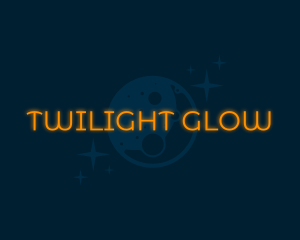 Moon Glow Wordmark logo design