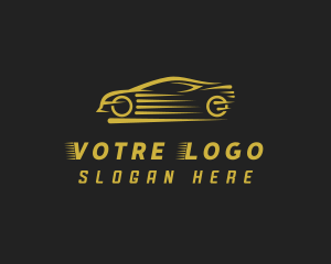 Driving - Sports Car Sedan logo design
