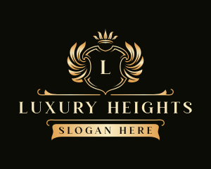 Luxury Crown VIP logo design