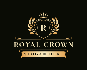 Luxury Crown VIP logo design