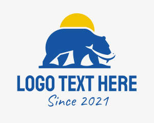 Wildlife - Bear Wildlife Conservation logo design