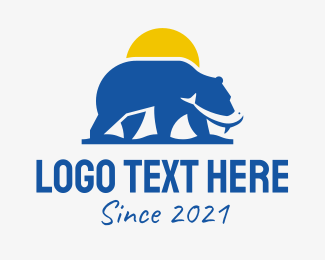 Bear Wildlife Conservation  Logo